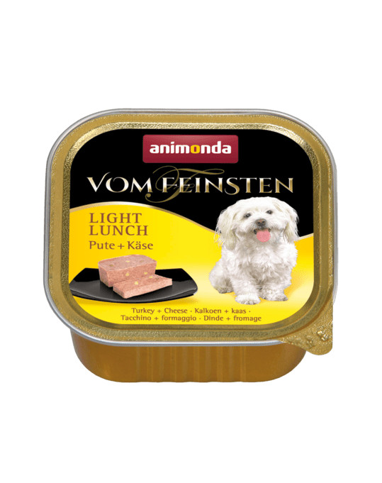ANIMONDA Vom Feinsten Light Lunch PUTE + KÄSE 150 g Hund