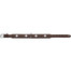 HUNTER Schweizer Lederhalsband Größe S-M (50) 35-43/3,9 cm braun