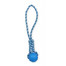 PET NOVA DOG LIFE STYLE Kauspielzeug Knochen + Seil Minze Aroma 40cm Blau