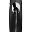 FLEXI Automatik-Leine New Classic M Seil 5 m Schwarz