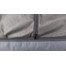FERA Schlafsofa mit Kissen 125 x 100 cm Leinen grau