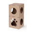 CARTON+ PETS Modulare Katzenhäuser aus Pappe Twins