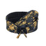 FERA Gold ovales Bett mit Schleife für Hunde und Katzen S 53x44x26 cm