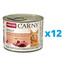 ANIMONDA Carny Adult Huhn, Pute + Entenherzen 12 x 200 g
