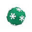 PET NOVA DOG LIFE STYLE Hundeball mit Schneeflocken 7,5 cm Grün