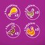 WHISKAS Junior 48x85g Geflügel-Gelee-Nassfutter für Kätzchen mit: Huhn, Pute, Geflügel, Ente