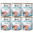 BRIT Pate&Meat salmon 6x800 g Lachspasteten für Hunde