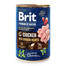 BRIT Premium by Nature Chicken and hearts 400 g Huhn und Herzen natürliches Hundefutter