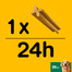 PEDIGREE DentaStix (große Rassen) Zahnsnack für Hunde 28 Stk. - 4x 270g