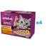 WHISKAS Adult 48x85g Creamy Variations Nassfutter für ausgewachsene Katzen in Sauce mit: Huhn und Gemüse, Lamm und Pute