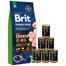 BRIT Premium By Nature Adult Extra Large XL 15 kg + Nassfutter mit Geflügel 6x1240 g