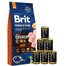 BRIT Premium By Nature Sport 15 kg + Geflügel Nassfutter 6x1240 g