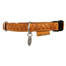 ZOLUX Halskette Mac Leather gelb Halsumfang 22/32 cm x Breite. 10 mm für Hunde