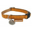 ZOLUX Halskette Mac Leather gelb Halsumfang 22/32 cm x Breite. 10 mm für Hunde