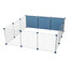 ZOLUX NEOLIFE Neopark Gehege für Hauskatzen105x105x35 blau