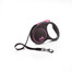 FLEXI Automatik-Leine Black Design S Gurt 5 m rosa