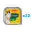 JOSERA JosiCat Nassfutter Pastete mit Huhn für Katzen 32x100g
