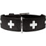 HUNTER Swiss Obroża skórzana rozm. XS (32) 24-28,5/2,6 cm czarny