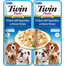 INABA Dog Twin Hühnerfleisch, Gemüse und Käse in Bouillon für Hunde 2x40 g