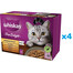 WHISKAS Adult 48x85g: Nassfutter für adulte Katzen mit Huhn, Pute, Geflügel und Ente in Gelee