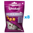 WHISKAS Relax & Unwind 8x45g: Leckerlis mit Huhn für Katzen