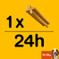 PEDIGREE DentaStix (mittlere Rassen) Zahnsnack für Hunde 28 Stück 4x180g