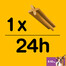 PEDIGREE DentaStix (kleine Rassen) Zahnsnack für Hunde 3 Stk. - 45g