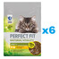 PERFECT FIT Natural Vitality 1+ Trockenfutter mit Huhn und Truthahn adulte Katzen 6x650 g