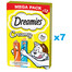 DREAMIES Creamy MEGA PACK: Zusatzfutter mit Huhn und Lachs 84x10 g