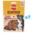 PEDIGREE Ranchos Cubes 7x70g: Zusatzfutter für adulte Hunde mit Rindfleisch
