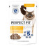 PERFECT FIT Sensitive 1+ 12x85: Nassfutter mit Huhn für adulte Katzen, in Soße