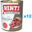 RINTI Kennerfleisch Rabbit Kaninchen 12 x 800 g