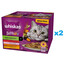 WHISKAS Adult Tasty Mix in Soße 48x85 g mit Rind, Lachs, Huhn, Pute, Kabeljau für Katzen