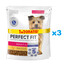 PERFECT FIT Adult 1+ 6x825 g: Trockenvollnahrung mit Huhn für adulte Hunde kleiner Rassen