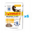 PERFECT FIT Sensitive 1+ 12x85 g: Nassfutter mit Huhn für adulte Katzen in Soße