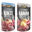BELCANDO Finest Selection Ente mit Reis & Preiselbeeren + Lamm mit Kartoffeln & Cranberries 24x125 g