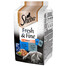 SHEBA Fresh & Fine 6x50g: Nassvollnahrung für adulte Katzen mit Thunfisch und Kabeljau in Sauce