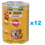 PEDIGREE Adult12x400g - Nassfutter mit Huhn und Karotte in Gelee