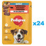 PEDIGREE Adult in Gelee mit Rind und Leber 24x100g