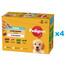 PEDIGREE Junior Mix Beutel 48x100g: Nassfutter für Welpen mit Reis, Huhn, Lamm, Geflügel und Rindfleisch in Gelee