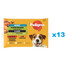 PEDIGREE Mix in Sauce 52x100g: Nassfutter für adulte Hunde mit Rind- und Lammfleisch, Truthahn und Karotten