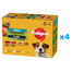 PEDIGREE Adult Mix Beutel 48x100g: Nassfutter für adulte Hunde mit Huhn, Rind, Pute und Lamm in Sauce