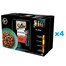 SHEBA Selection 48x85 g Nassfutter für adulte Katzen mit Huhn und Rind, Huhn, Lamm, Ente und Truthahn in Soße