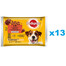 PEDIGREE Adult Mix in Gelee 52x100g: Nassfutter für adulte Hunde mit Huhn und einer Mischung aus Lammfleisch und Leber
