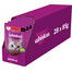 WHISKAS Adult 28x85g: Nassfutter für adulte Katzen mit Rindfleisch in Sauce