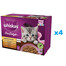 WHISKAS Junior Beutel 48x85g Nassfutter mit Gelee für Kätzchen mit Huhn Truthahn Geflügel Ente