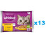 WHISKAS Adult 52x85g: Nassfutter für adulte Katzen mit Huhn und Truthahn in Gelee