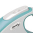 FLEXI New Comfort S 5 m Gurt-Roll-Leine Hellblau