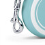 FLEXI New Comfort S 5 m Gurt-Roll-Leine Hellblau
