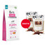 BRIT Care Grain-free Puppy Trockenfutter mit Lachs 12 kg + WOOLF Chicken And Rawhide Twister 2 x 100g Trockenhaut umhüllt mit Hähnchen GRATIS